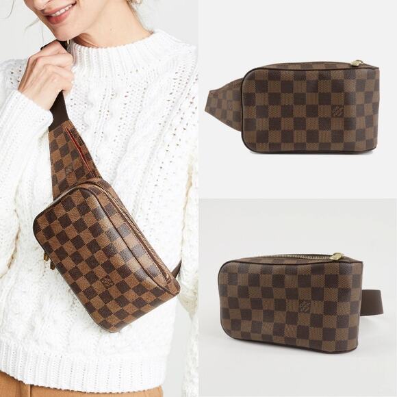 💎✨BEAUTIFUL✨💎Authentic Louis Vuitton Damier Ebene Geronimos Crossbody Bag - Picture 1 of 15
